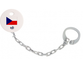 Attache-Bandera piruleta República Checa Gris