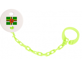 Attache-Bandera Tetina Dominique Color Verde