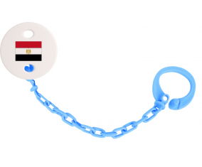 Attache-Bandera tetina Egipto color turquesa azul