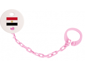 Attache-bandera tetina Egipto color rosa claro