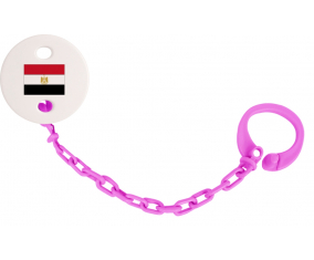 Attache-bandera tetina Egipto color rosa fuschia