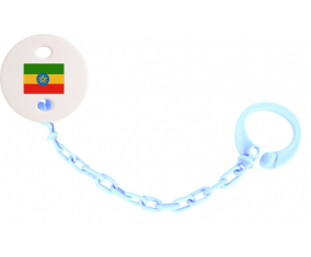 Attache-Bandera Tetina Etiopía Color Cielo Azul