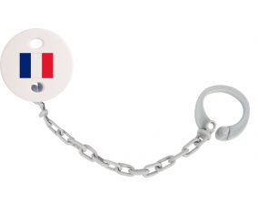 Attache-bandera tetina France color gris