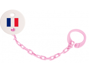 Attache-bandera tetina France color rosa claro