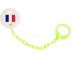 Attache-bandera tetina France color verde
