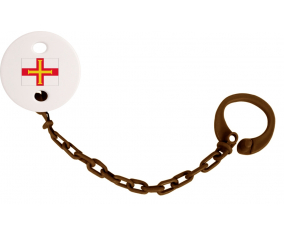 Attache- Guernsey Flag Lollipop Brown