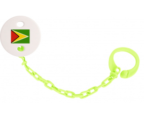 Attache-bandera verde de la Guayana Francesa