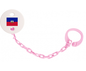 Attache-Bandera Tetina Haití Rosa claro