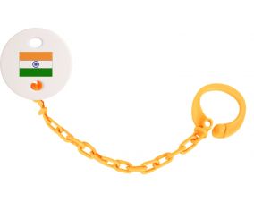 Attache-bandera tetina India Color naranja