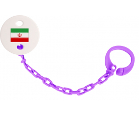 Attache-Bandera Tetina Irán Color Violeta