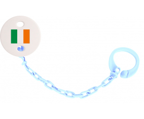 Attache-Piruleta Bandera Irlanda azul cielo