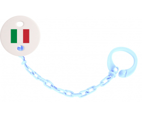 Attache-Bandera piruleta Italia color Sky Blue