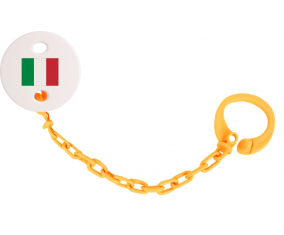 Attache-Bandera piruleta Italia Color naranja