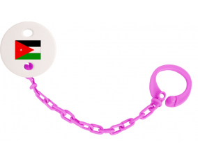 Attache-bandera tetina Jordan color rosa fuschia