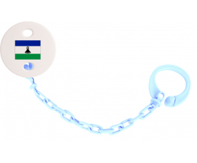 Attache-bandera tetina Lesotho color Sky Blue