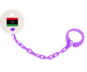 Attache-Bandera Tetina Libia Color Violeta