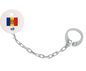 Attache-Bandera tetina Moldavia Color Gris