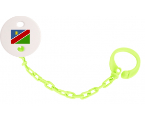 Attache-verde bandera de Namibia piruleta