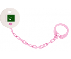 Attache-Bandera Tetina Pakistán Color rosa claro