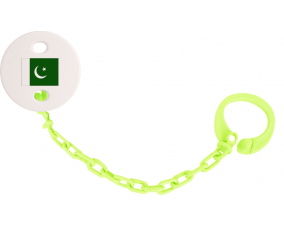 Attache-Bandera Tetina Pakistán Color Verde