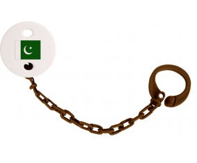 Attache-Bandera Tetina Pakistán Color Marrón