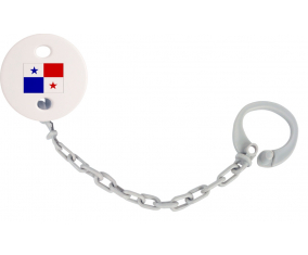 Attache-Piruleta Bandera Panamá Color Gris