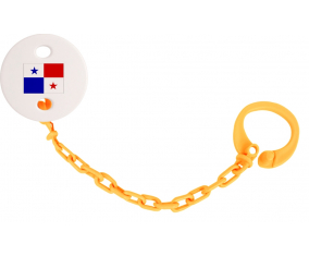 Attache-Bandera piruleta Panamá Color naranja