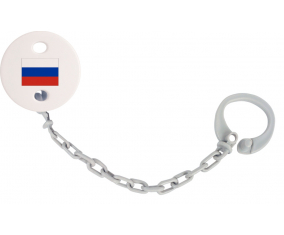 Attache-Bandera piruleta Rusia Color Gris