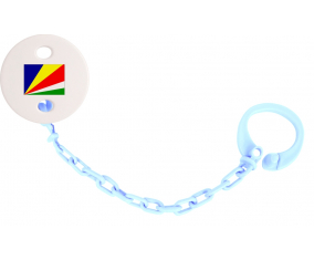 Attache-bandera tetina Seychelles color Sky Blue