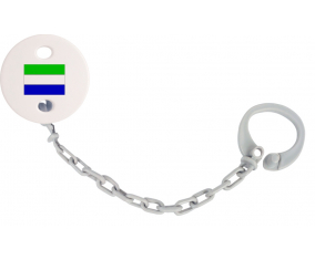 Attache-Bandera tetina Sierra Leona Color Gris