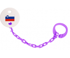 Attache-lollipop Eslovenia color violeta