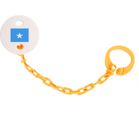 Attache-bandera tetina Somalia color naranja