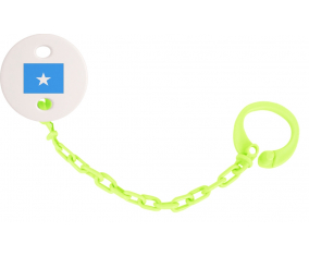 Attache-Bandera tetina Somalia Color verde