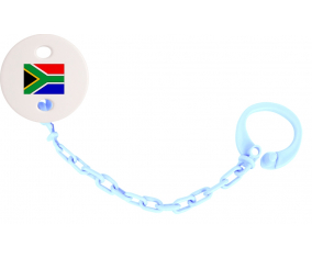 Attache-lollipop Bandera Sudáfrica color Sky Blue