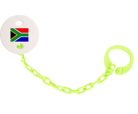 Attache-bandera verde de Sudáfrica
