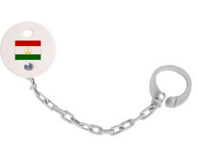 Attache-Bandera piruleta Tayikistán Gris