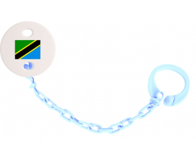 Attache-Bandera Tetina Tanzania Color Cielo Azul