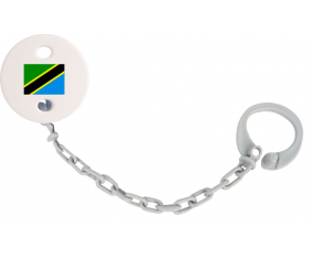 Attache-Bandera Tetina Tanzania Color gris