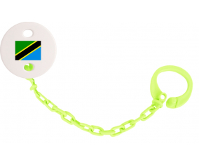 Attache-Bandera Tetina Tanzania Color verde