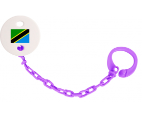 Attache-Bandera Tetina Tanzania Color Violeta