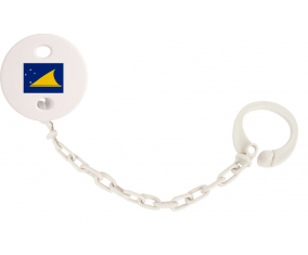 Attache-bandera tetina Tokelau color blanco