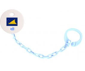 Attache-bandera tetina Tokelau color Sky Blue