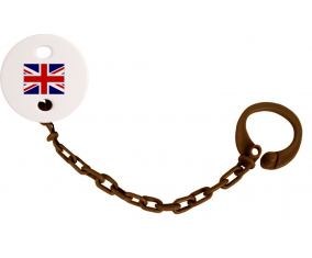 Attache-Bandera Tetina Uk Color Brown