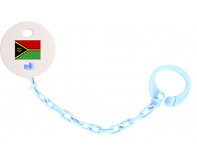 Attache-Bandera piruleta Vanuatu azul cielo