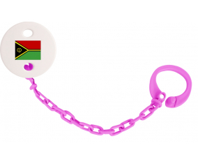 Attache-bandera piruleta Vanuatu fuschia rosa