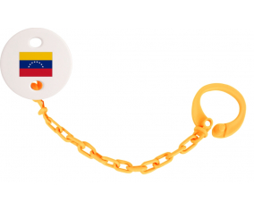 Attache-Bandera Tetina Venezuela Color naranja