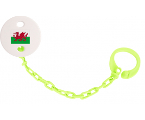 Attache-Bandera tetina Gales Color verde