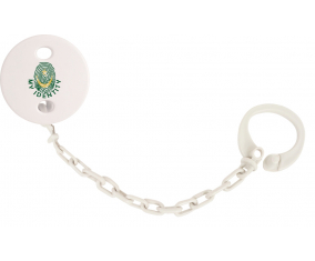 Attache-sucker Imprimir mi identidad Mauritania color blanco