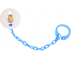 Attache-lollipop Print My Identity Spain color turquesa azul
