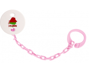 Attache-tetine Bielorrusia mapea el color rosa claro
